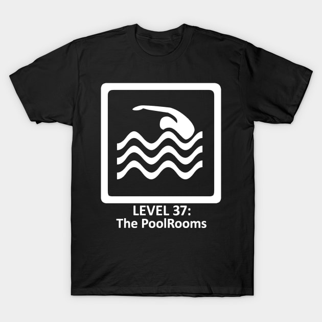 The PoolRooms - The Backrooms -Level 37 -Found Footage T-Shirt by Nat Ewert Art